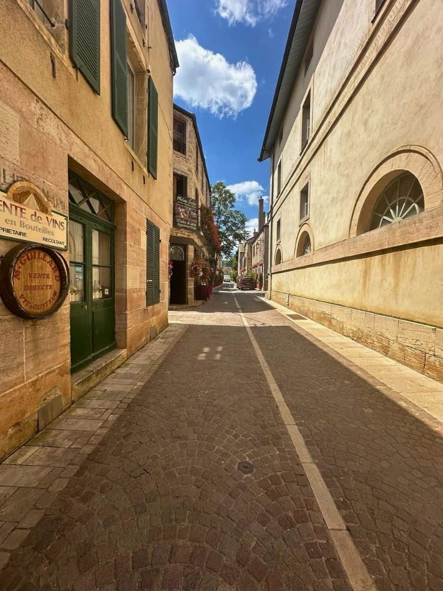 Exploring small towns in Burgundy, France