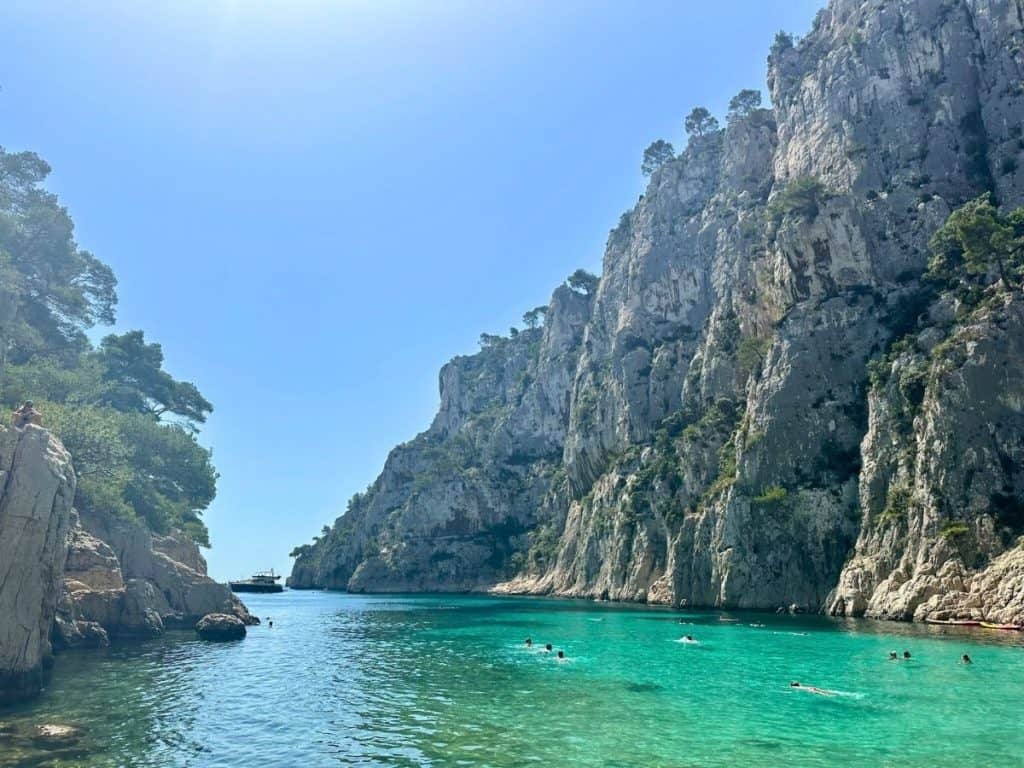 Stunning emerald water at Calanque d'En Vau