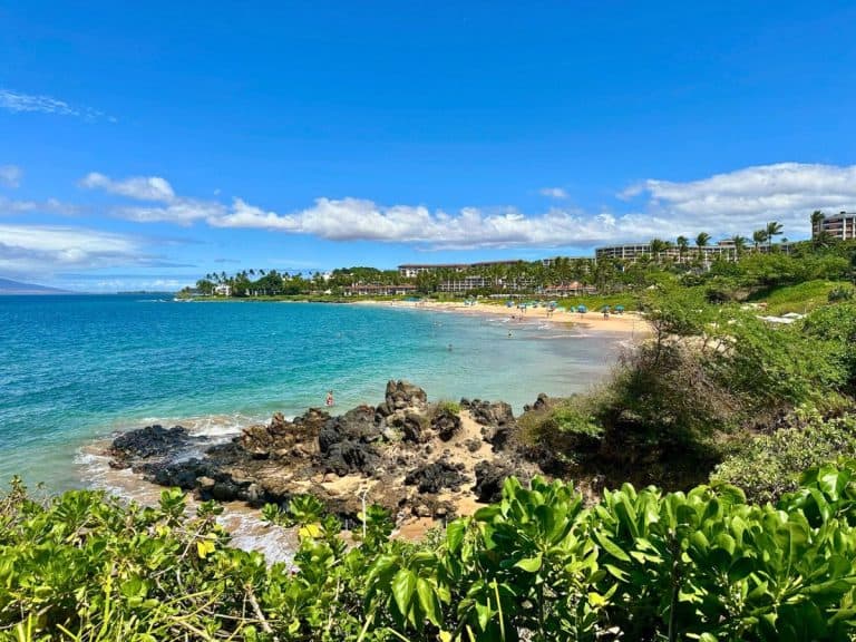 The stunning Wailea Beach along the Wailea Coastal Walk